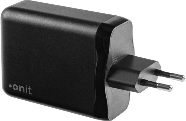 Produktbild Onit USB-Wandladegerät Quad 3C1A 100 W GaN Schwarz (100 W, 4 Ports)