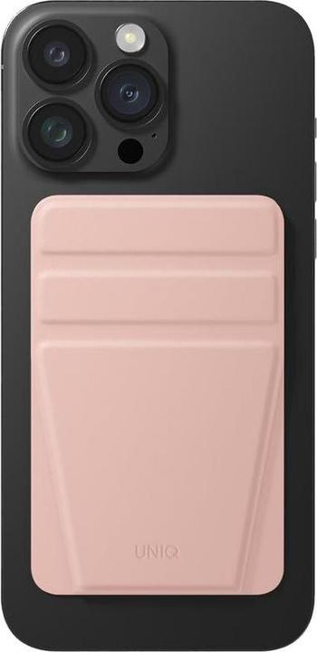 Actual product image Uniq Lyft magnetyczny stojak na telefon snap-on stand and card holder różowy/pink