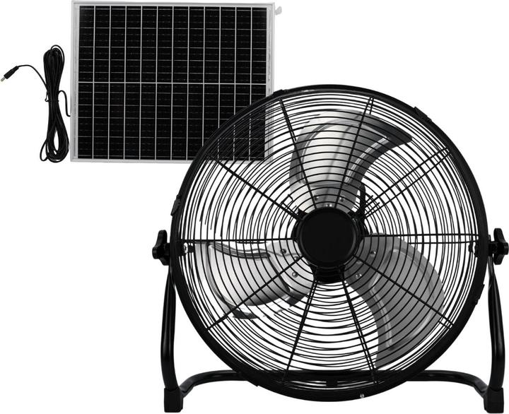 Produktbild Hermex Solarventilator Outdoor-Ventilator Bodenventilator Camping-Ventilator (40 dB)