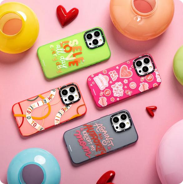 Actual product image Youngkit Coque @Blushing. ginger Positive Quotes Case (Apple iPhone 15)