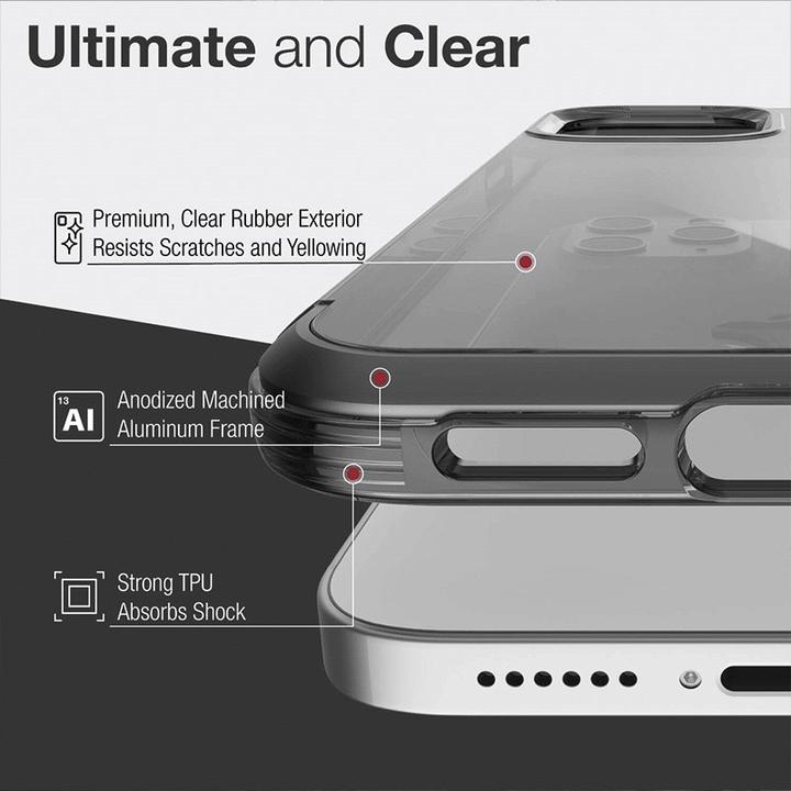Actual product image Raptic iPhone 13 - /X-Doria Defense Air Case Schwarz (Apple iPhone 13)