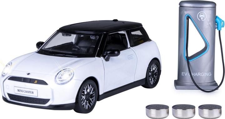 Productafbeelding Jamara BMW Mini Cooper Diecast 1:28 weiss inkl. Knopfzellen