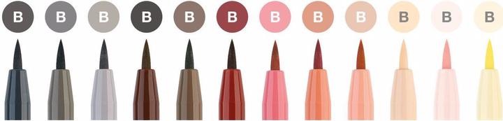 Image du produit Faber-Castell Pitt Artist Pen Pen Brush Ink Pencil (12x)