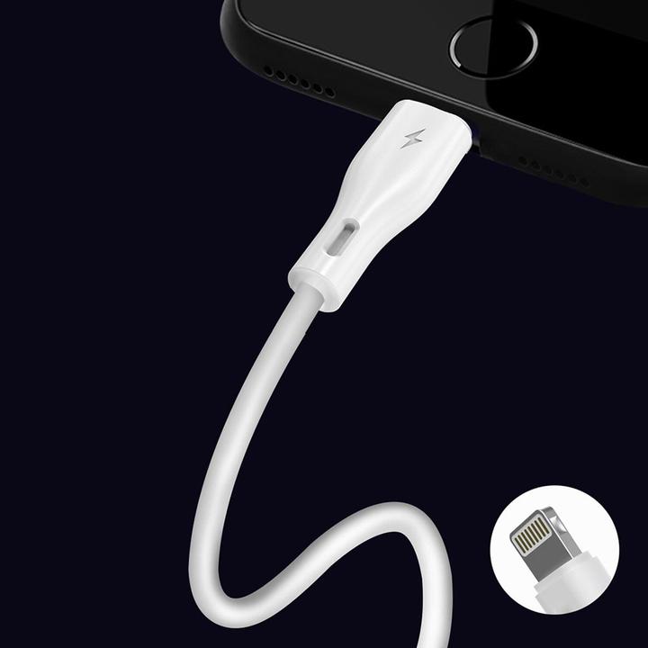 Produktbild Dudao Lightning - Lightning 1 Meter White (1 m, USB 2.0)