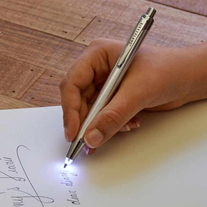 Produktbild Kikkerland Flashlight Pen (Silver)