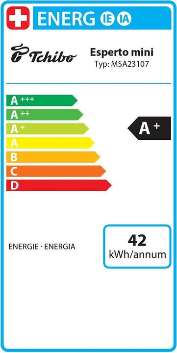 Energy Label Tchibo Esperto mini black