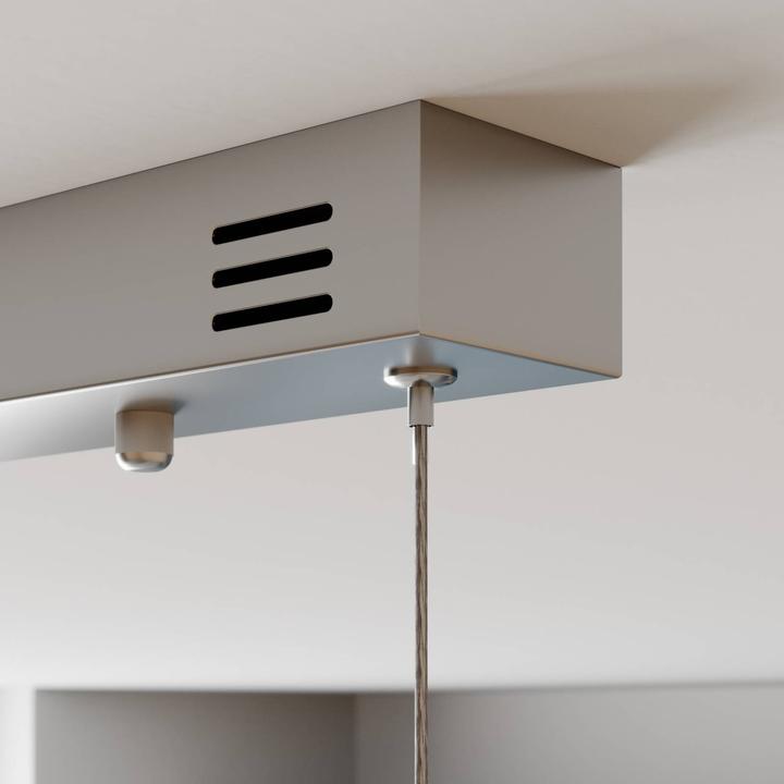 Image du produit Lucande Lyani Lampe à suspendre L115 Chrome/White (5400 lm)