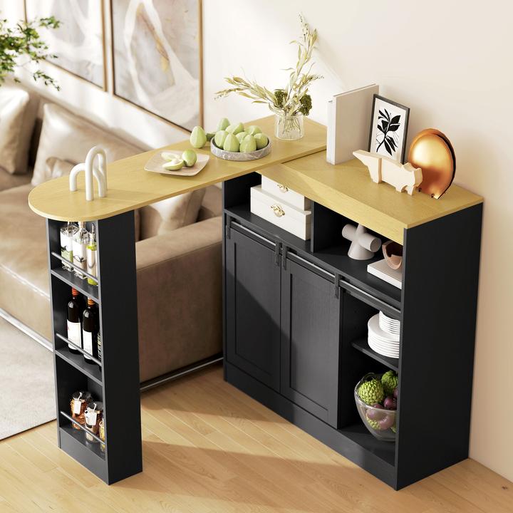 Image du produit Homcom Table de bar (187.5 x 35 x 105 cm)