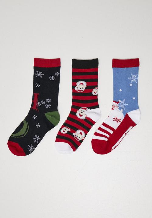 Produktbild Urban Classics Santa Ho Christmas Socks 3-Pack (3er Pack, 35 - 38)
