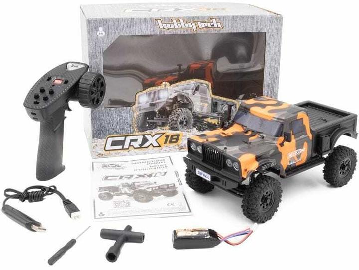 Immagine prodotto Hobbytech Scala Crawler CRX18 Pick-up 4WD Arancione, RTR, 1:18 (RTR pronto all'uso)