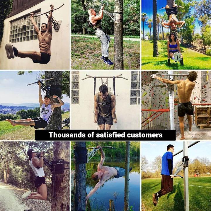 Produktbild Pullup & Dip Mobile Klimmzugstange und Dip-Stange für indoor und outdoor, weltweit einzigartig