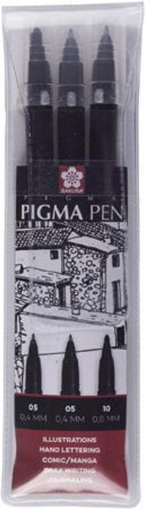 Produktbild Sakura Pigma Pen Set (Black, 3x)