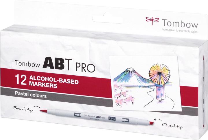 Image du produit Tombow Stylo à double brosse ABT PRO (Pastel, 12 x)