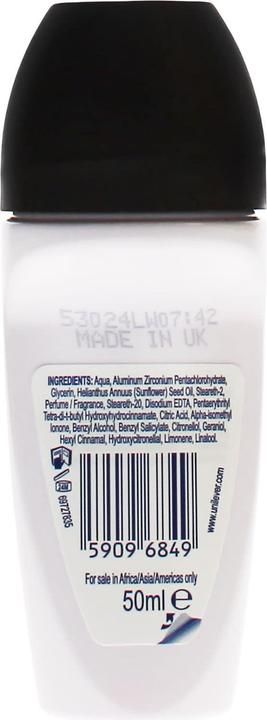 Image du produit Rexona Déodorant Roll-on - Invisible Black White 50 ml par (Roll-on, 50 ml)