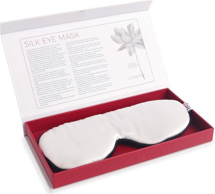 Produktbild White Lotus Pure Silk Eye Mask (Schlafmaske)