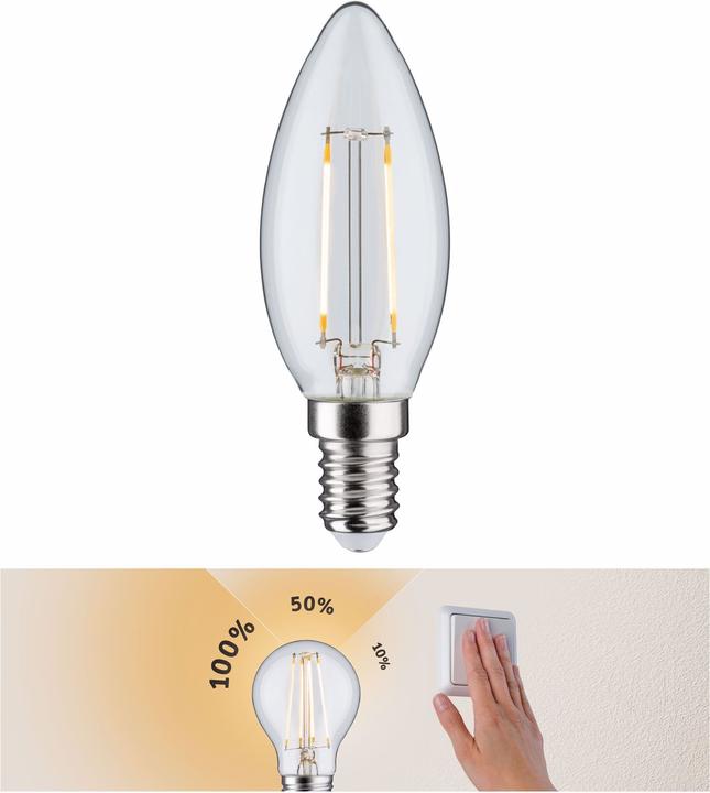 Produktbild Paulmann Kerze (E14, 2.50 W, 250 lm, 1 x, F)