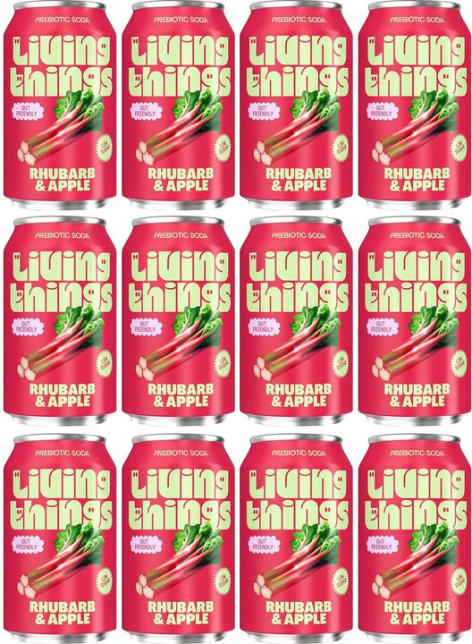 Immagine prodotto Living Things Rhabarber & Apfel (12 x 33 cl)