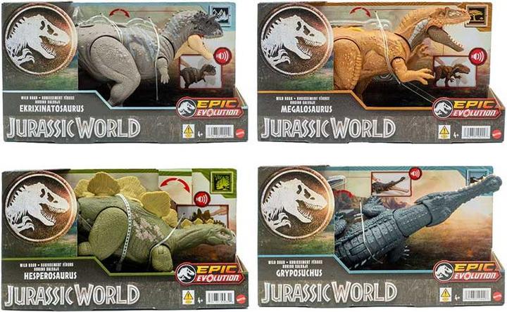Actual product image Jurassic World Wild Roar (random model)
