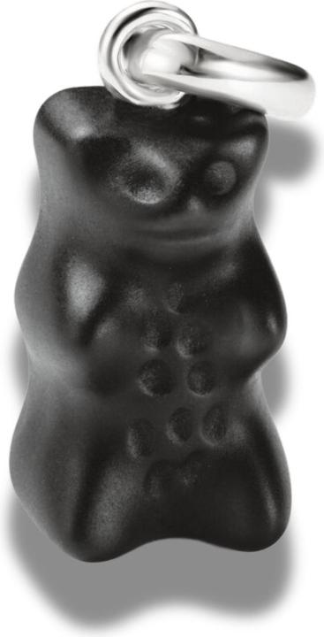 Immagine prodotto Thomas Sabo Charm-Goldbären-Anhänger in Schwarz Connect Silber (Argento)