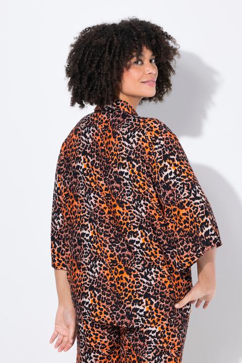 Immagine prodotto Angel of Style Bluse, Boxy-Fit, Leo-Muster (50)