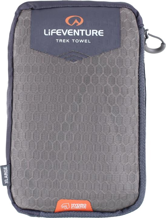 Lifeventure HydroFibre Trek Towel, Grey, Extra Large