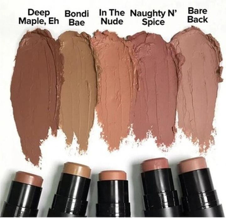 Immagine prodotto Nudestix Matte Nudies All Over Face Blush Impermeabile a Lunga Durata (SE, Acero profondo)