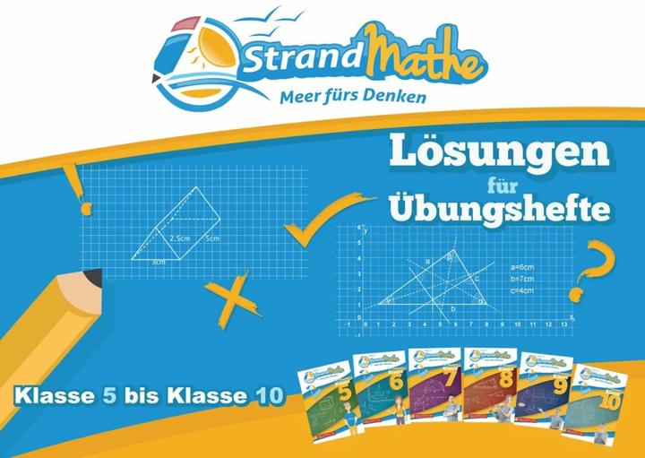 Produktbild Lösungsheft zu Übungsheften Klasse 5-10: Lösungswege - Rechenschritte - Erklärungen (Deutsch, Christian Hotop, Conrad Zimmermann, Paul Lesemann, Philipp Reutter, 2017)