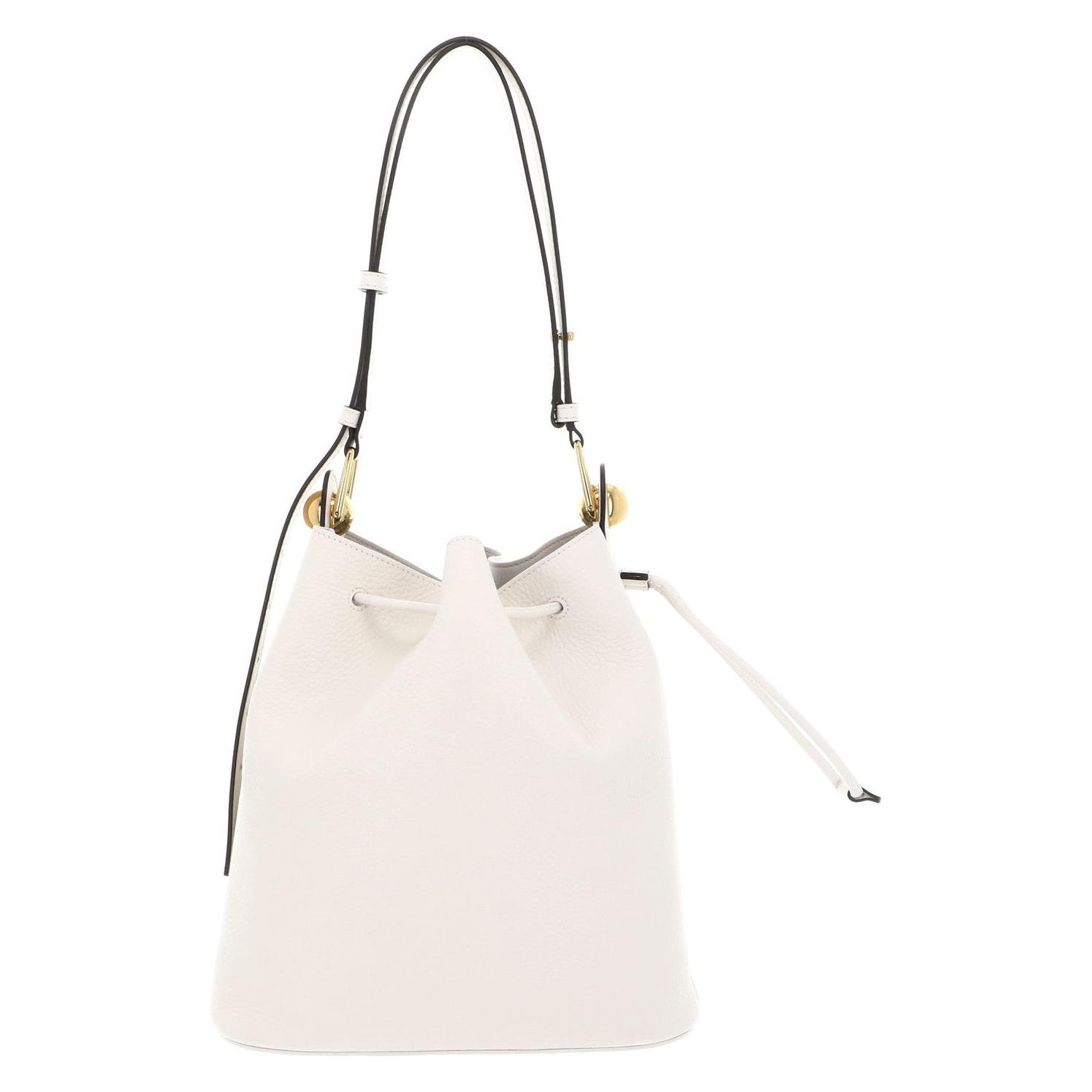 Furla, Damen, Handtasche, Sfera Bucket Bag, Weiss