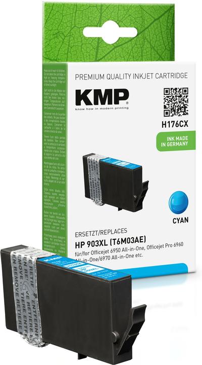KMP Tinte replaces HP903XL (T6M03AE) (C)