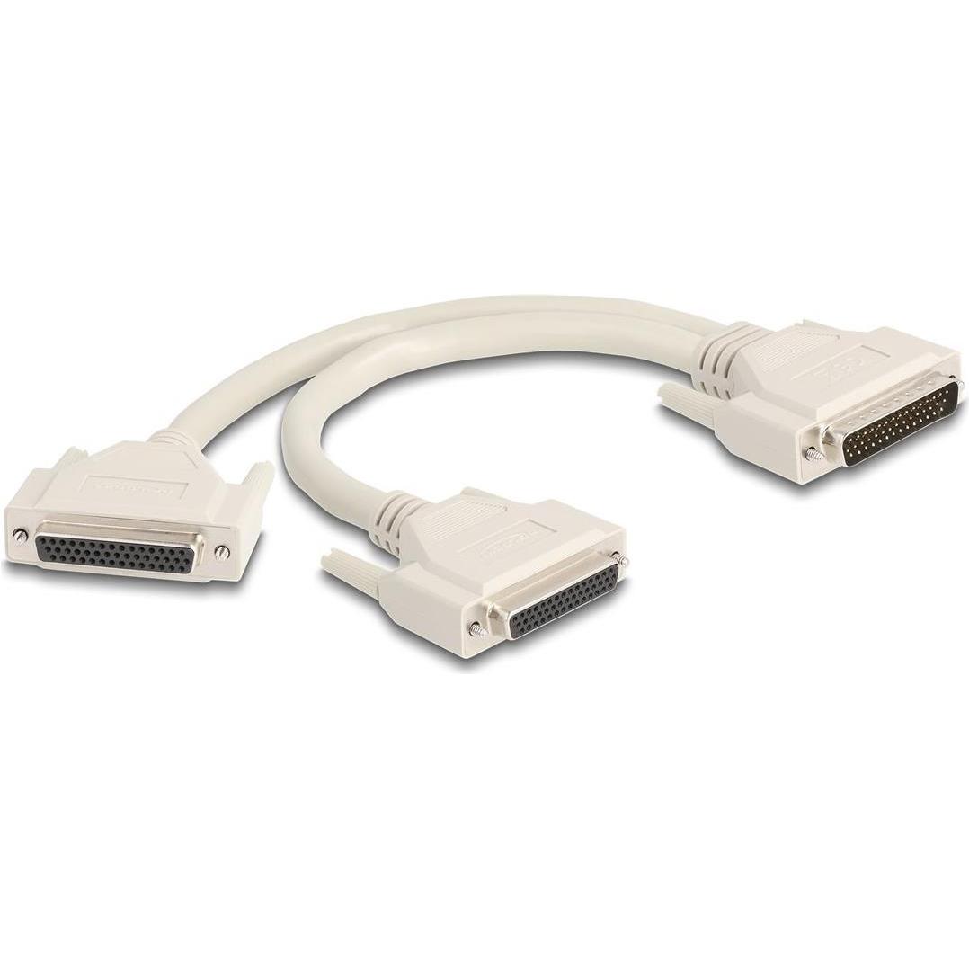 Delock Adapter Y-Kabel Splitter D-Sub HD 44 Pin Stecker zu 2, Antennenkabel