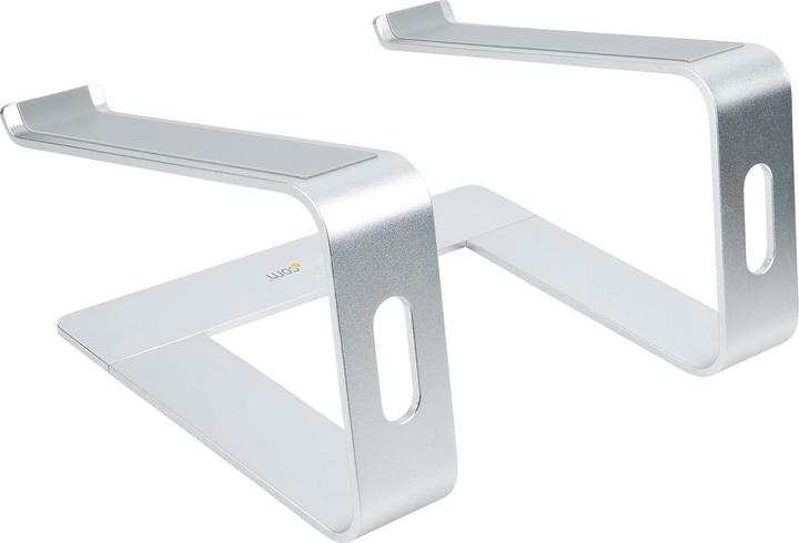 Produktbild StarTech com LAPTOP-STAND-SILVER, Notebook-Ständer, Silber, 43,2 cm (17 Zoll), Aluminium, 5 kg, 2...