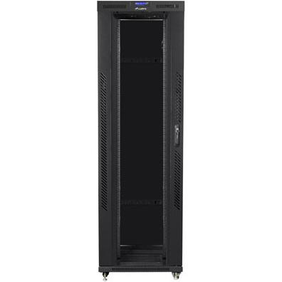 Thumbnail - Lanberg FF01-8242-12BL Rack 42U Freistehendes Gestell (42 HE, 19 Zoll Rack), Serverschrank, Schwarz