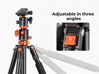 Produktbild K&F Concept T254A4+BH-28L Magnesium Aluminum Alloy Tripod (Metall)