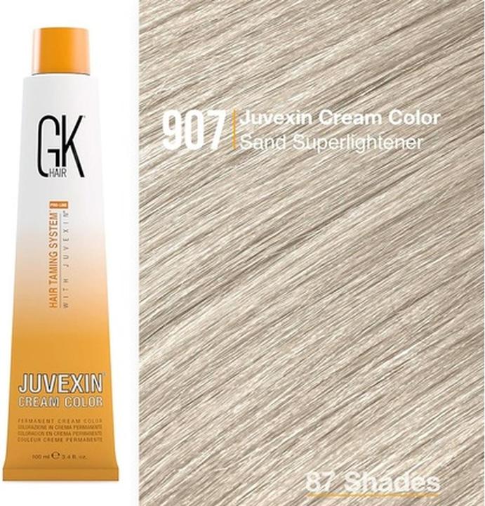 Immagine prodotto Gk Hair Global Keratin Professional Hair Colour Cream Tube 3.4 Fl Oz/100ml 907 Sand (907 Sabbia)