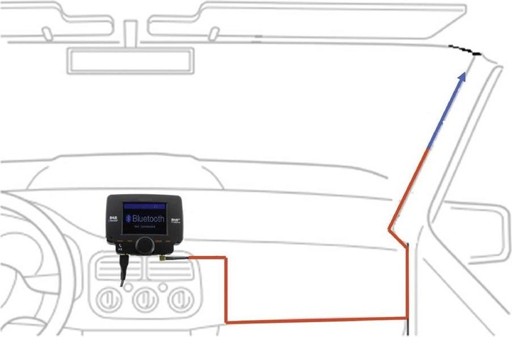 Actual product image Albrecht DAB antenna