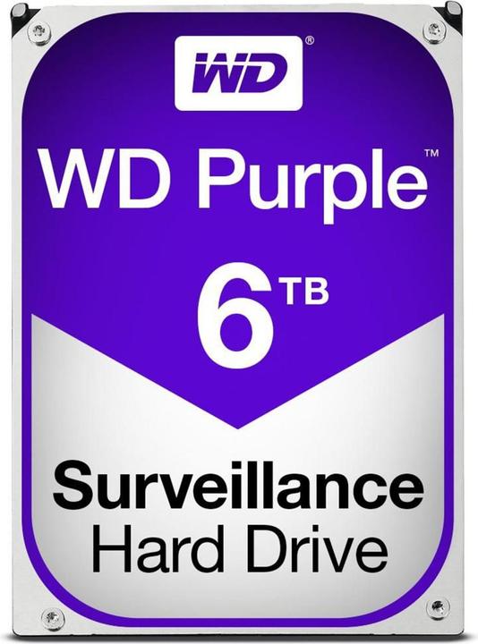 Produktbild WD Purple 6TB WD60PURX (6 TB, 3.5", CMR)