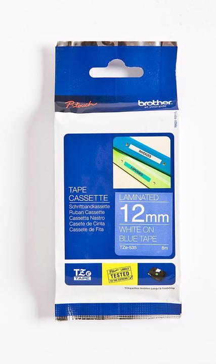 Produktbild Brother Tze-535 (1.20 cm, Blau, Weiss)