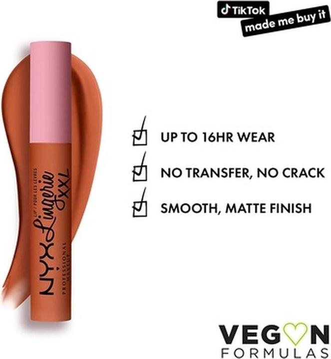 Immagine prodotto NYX Professional Make-Up Lip Lingerie XXL Gettin' Caliente (25 Gettin' Caliente)