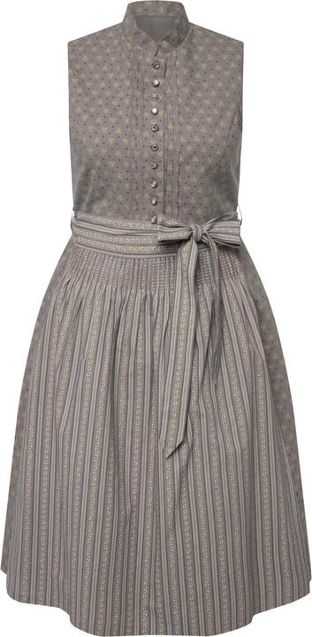 Produktbild Ulla Popken Dirndl, Biesen, Schmuckknöpfe, Stehkragen, ärmellos (44)
