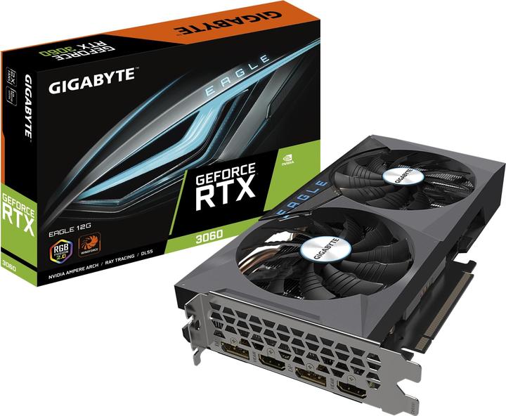 Produktbild Gigabyte GeForce RTX 3060 Eagle (rev. 2.0) (12 GB)