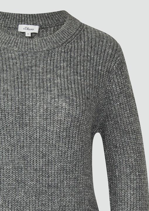 Produktbild s.Oliver Strickpullover Strickpullover aus Wollmix (36)