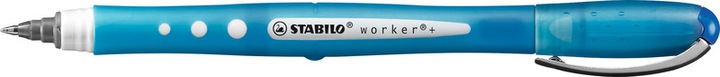 Produktbild STABILO worker+ colorful Tintenroller (Rot, Schwarz, Grün, Blau, 4 x)