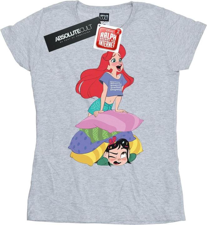 Immagine prodotto Disney Wreck It Ralph Ariel And Vanellope Maglietta Donna (XL)