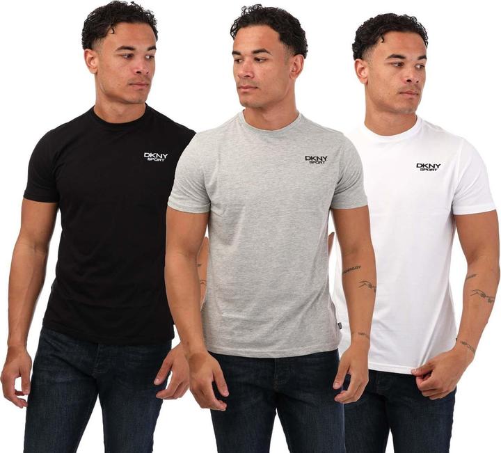 Immagine prodotto DKNY Maglietta Logo Ricamato Uomo Misura Confezione 3 (S)