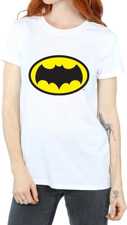 Immagine prodotto Maglietta boyfriend in cotone con logo della serie TV di Batman (XL)