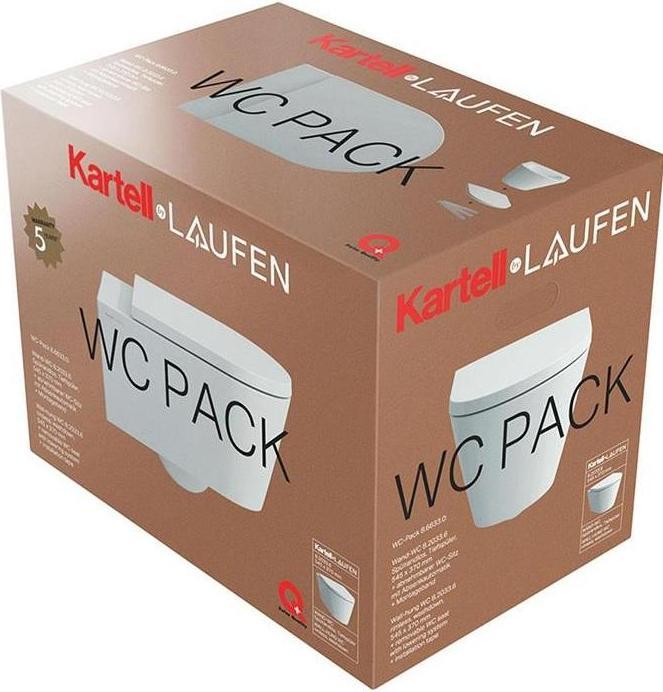 Produktbild Laufen Kartell by sampak - randlos, Schale+Sitz w/sc