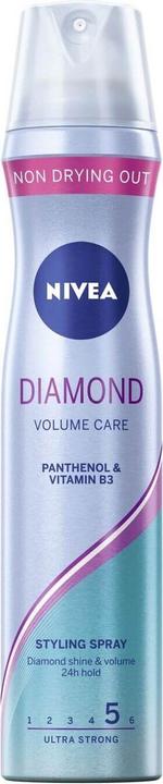 NIVEA Hair Spray 250ML Diamond Volume Strengthens Hair With Volume (250 ml)