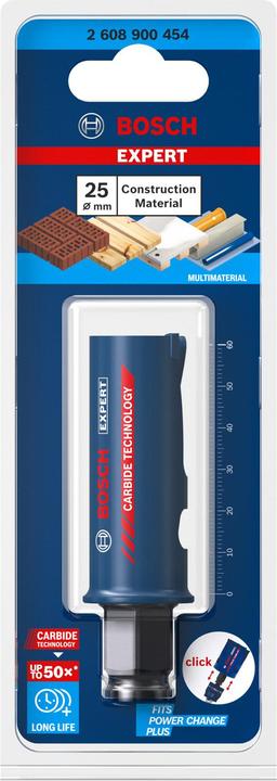 Produktbild Bosch Professional Zubehör EXPERT Construction Material Lochsäge, 25 x 60 mm (25 mm)