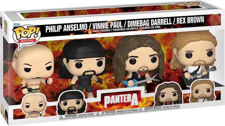 Produktbild Funko MUSIC - POP Rocks - Pantera - Pack 4