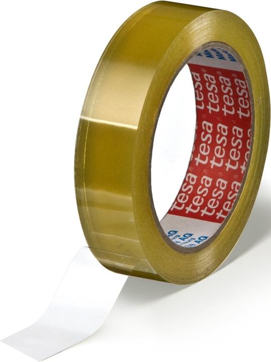 tesa ® Adhesive film 4204 25 mm x 66 m (W x L) single-sided adhesive with solvent PVC transparent (25 mm)